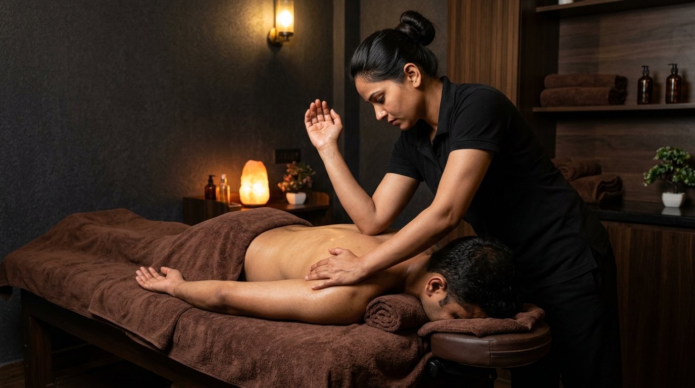 Deep Tissue Massage at Aura Wellness Spa Banjara Hills