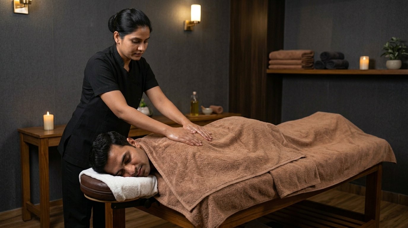 Swedish Massage at Aura Wellness Spa Banjara Hills