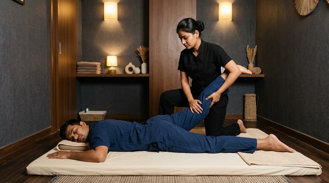 Thai Massage at Aura Wellness Spa Banjara Hills